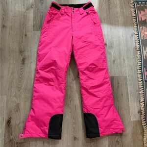 Hot Pink Women’s Snow Ski Pants